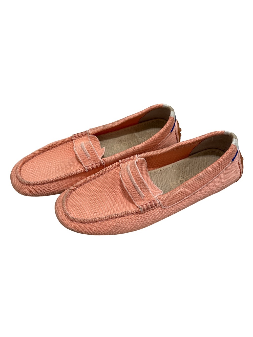 Rothy's The Driver Slip-On Flats Womens Size 8.5 Peach Penny Loafers Shoes